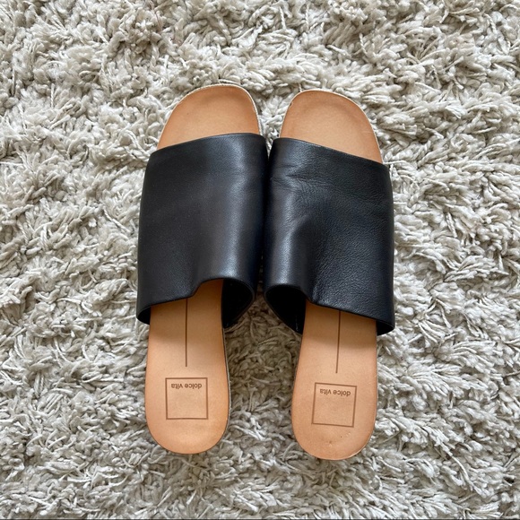 Dolce Vita Leather Kaira Block Heel Sandals - Picture 6 of 13